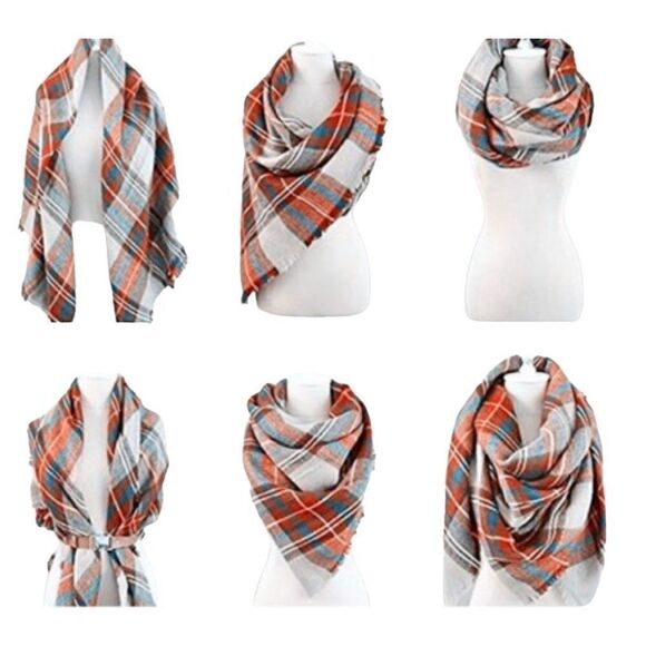 Plaid Oversized Blanket Scarf - Picture 14 of 14